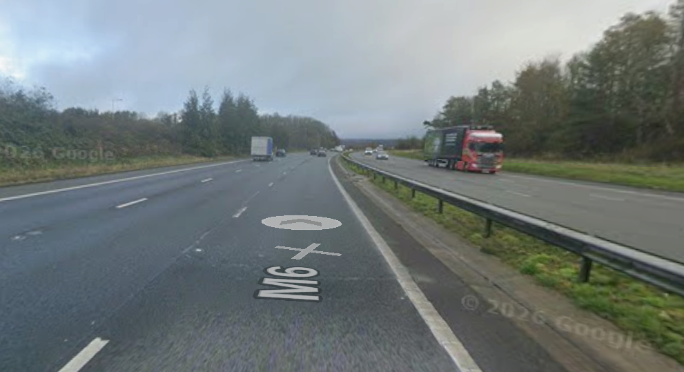 Why lane on M6 is closed this morning as National Highways issues statement