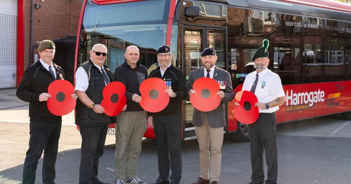Buses in region carrying poppies as part of renewed Poppy Appeal campaign