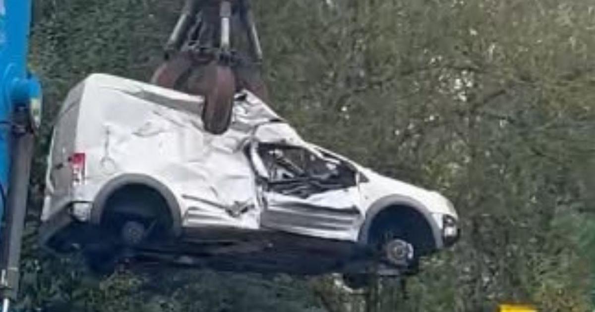 Van used in fly-tipping incident seized and crushed by police