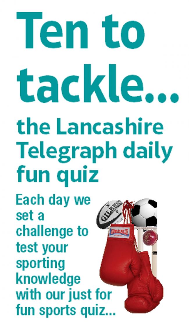 Lancashire Telegraph sports quiz