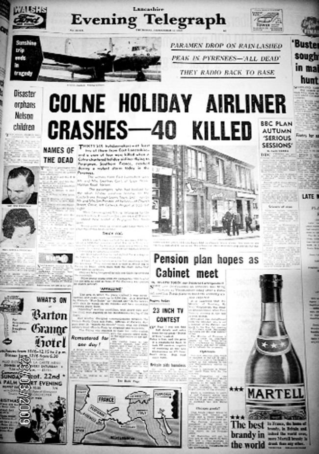 From the Lancashire Telegraph’s rich archive: Plane crash kills all on board