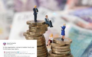 The Gender Pay Gap Bot is retweet the gender pay gap of businesses (Photo: PA/Twitter,@PayGapApp)
