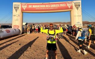 David Ward, from Darwen, completed the Marathon des Sables