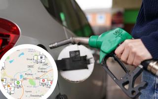 The least and most expensive places to buy petrol in Lancashire