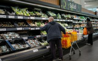 Grocery price inflation has leapt by 9.9% in the last four weeks, according to fresh industry data. (PA)