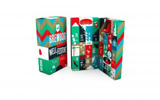 The BrewDog 2022 advent calendar features 24 330ml cans of various beers from the company (BrewDog)