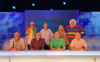 Graham Hooley, Julian Cooke, Paul Murphy and Lee Sunderland with the Eggheads