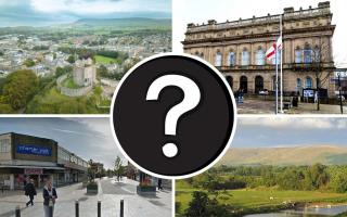 Ribble Valley, Blackburn Town Hall, Burnley's Charter Walk shopping centre and Pendle