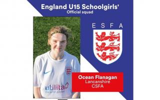 Ocean Flanagan, from Rawtenstall, has been chosen to represent England U15