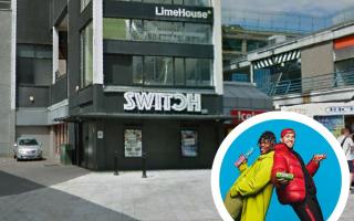 Switch Nightclub in Preston. Inset is Prime drink creators, KSI and Logan Paul