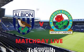 Rovers are in Championship action against West Brom at The Hawthorns