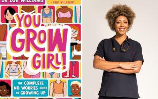 Doctor Zoe Williams has published her  book You Grow Girl: The Complete No Worries Guide to Growing Up