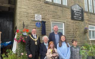 A plaque in honour of Southfield Methodist Chapel builder William Sagar has been unveiled