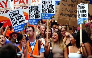 Junior doctors are on strike over pay