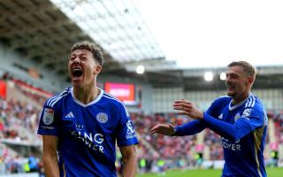 Leicester youngster Kasey McAteer celebrates