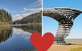 Turton and Entwistle Reservoir and The Singing Ringing Tree, Burnley are among Lancashire's 'most romantic spots'