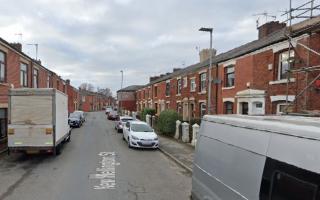 The fire service was called to New Wellington Street in Blackburn