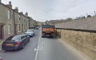 The fire service was called to Tong Lane in Whitworth