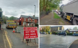 Traffic controls had been placed on Preston Old Road but have now been removed. The water leak on Preston New Road is now being fixed a week after it was reported.