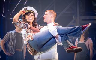 Georgia Lennon and Luke Baker in An Officer and a Gentleman (Picture: Marc Brenner)