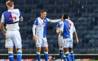 Rovers players frustrated after the winning goal