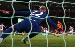 Raul Jimenez scored a controversial late penalty