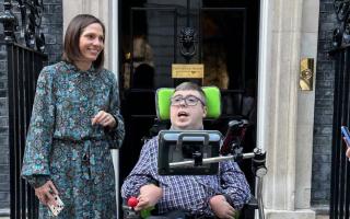 Campaigner Zack Kerr took his fight for accessibility to Number 10