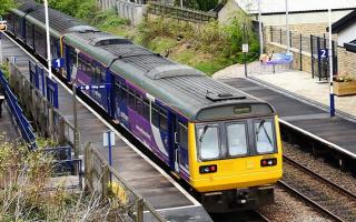 DOWN THE LINE: The new direct rail service in action