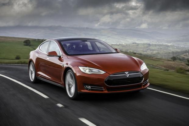 BRIGHT SPARK: The electric Tesla Model S is a technological tour-de-force