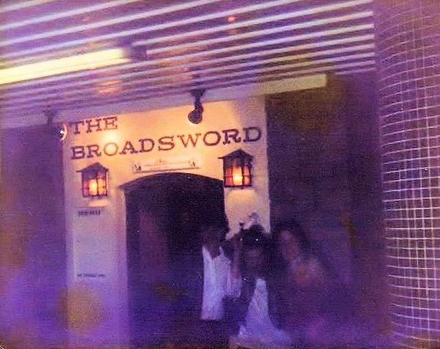 The Broadsword was situated on Market Promenade. A two-level pub which closed in the 1990s.