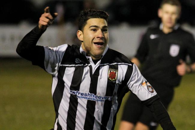 Alex Samizadeh was on target for the Magpies. Pic by Josh Vosper