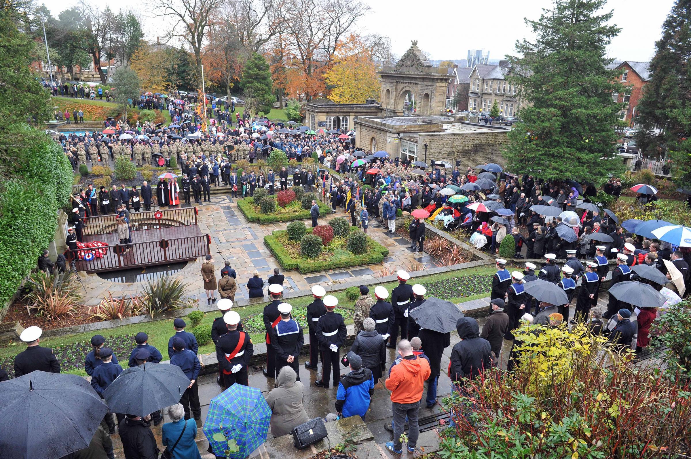 Armistice Day at 100: Thousands in Blackburn and Darwen remember the fallen