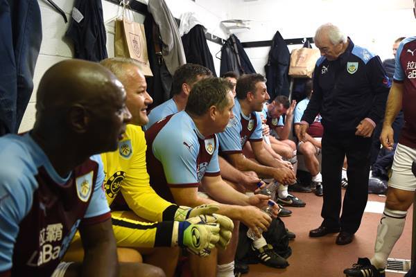 PICTURES: Clarets legends play Swansea in match for Lenny Johnrose