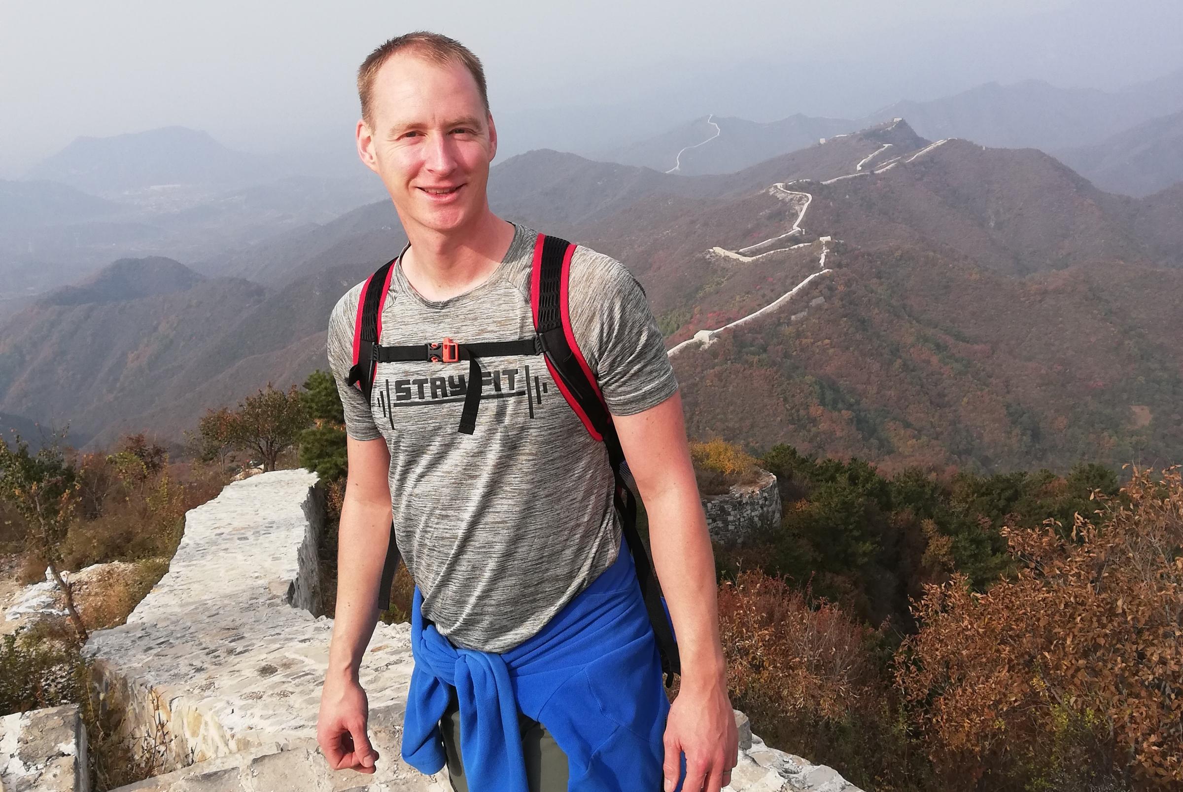 Dan's China trek raises £30,000 for Rosemere
