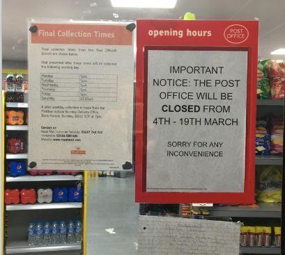 Post office to close for two weeks due to staff shortage | Lancashire  Telegraph