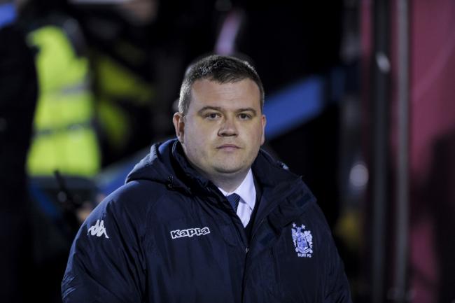 Bury chairman Stewart Day struggles to hide his frustration after watching the Shakers lose 3-0 at home to non-league Woking in the first round of the Emirates FA Cup